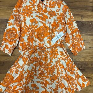 MSK 100% Cotton Women’s Shirt Dress